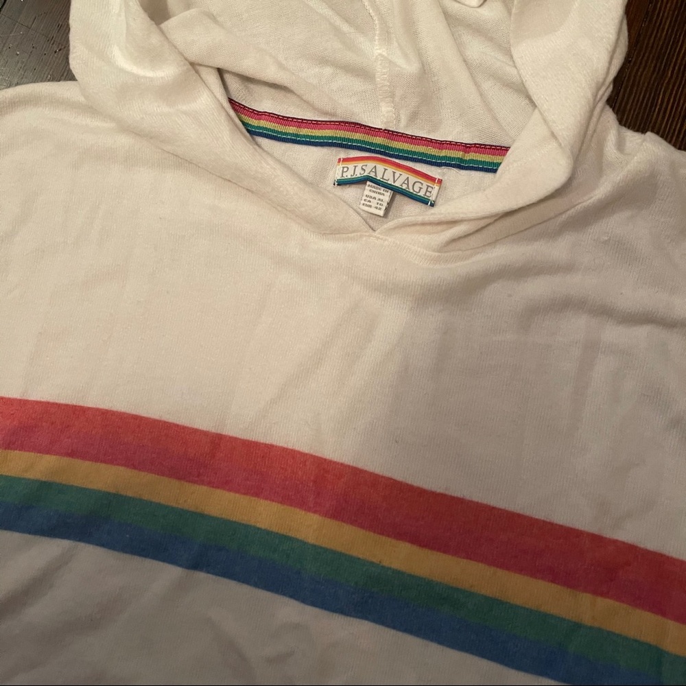 PJ Salvage Rainbow Hoodie